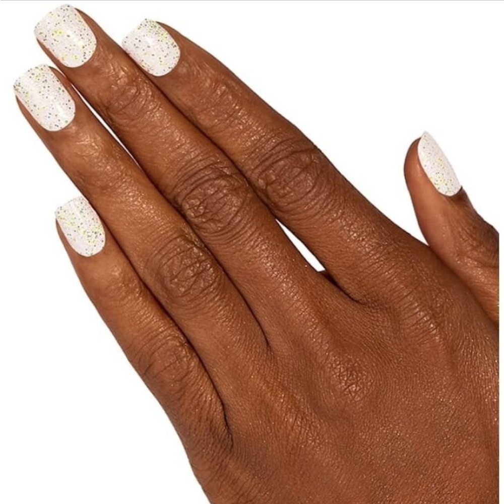 *Retired* Color Street: Leftover Confetti | White Gold Glitter Metallic Party - Picture 10 of 12
